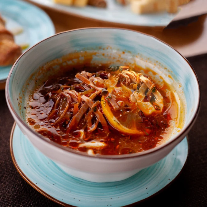 Мясная солянка