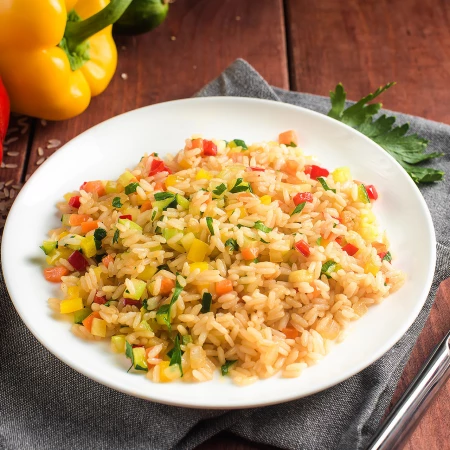 Рис с овощами 100 гр