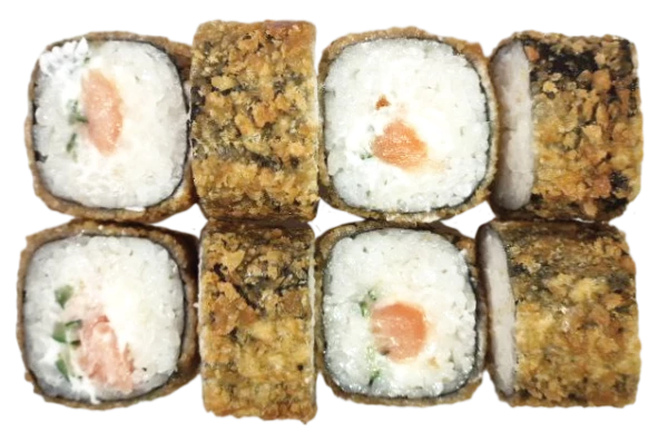 Темпура с копченым лососем