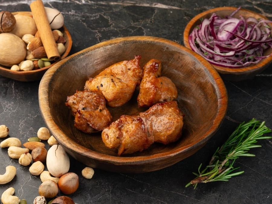 Шашлык из бедра индейки