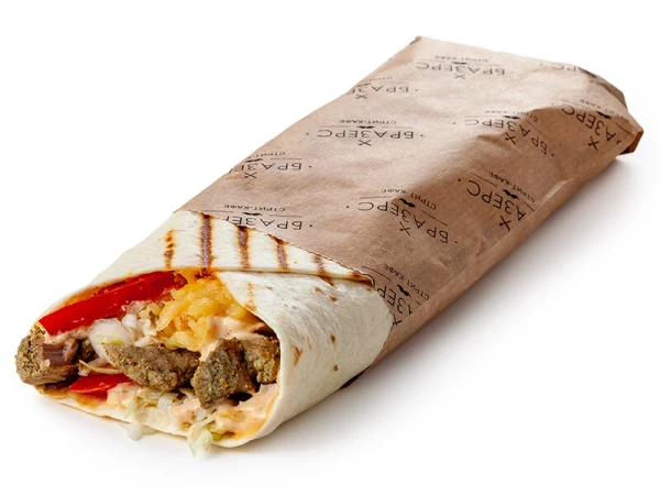 Шаурма сырная со свининой