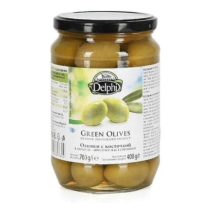 Оливки с косточкой 