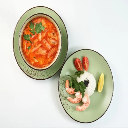 Том-Ям с креветками