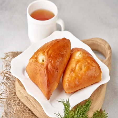 Расстегай с горбушей и рисом 90 гр