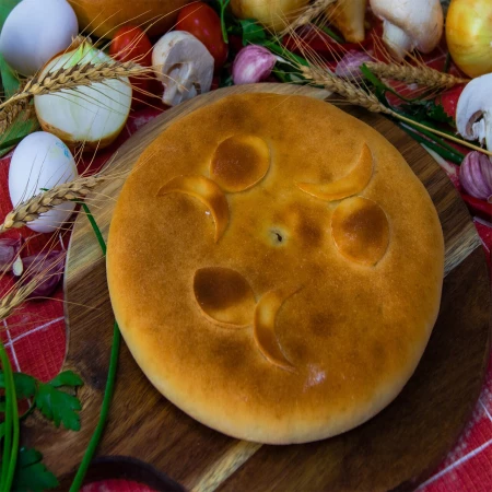 Пирог с гобушей и рисом 1 кг