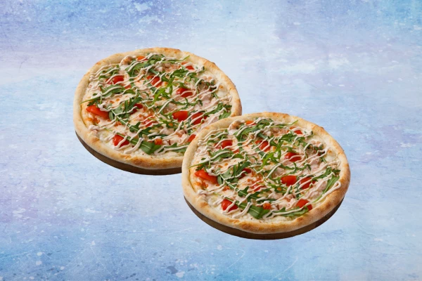 Пицца Цезарь 25см 1+1