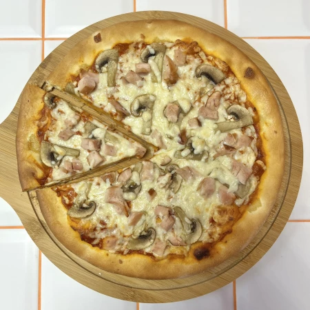 с курицей и грибами