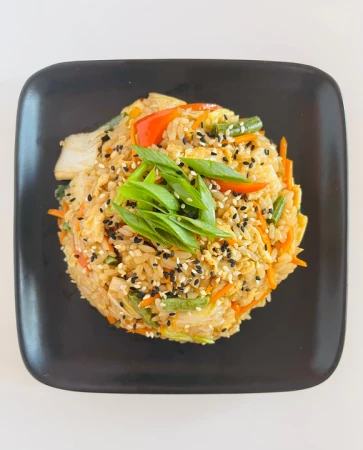 Рис жареный с овощами