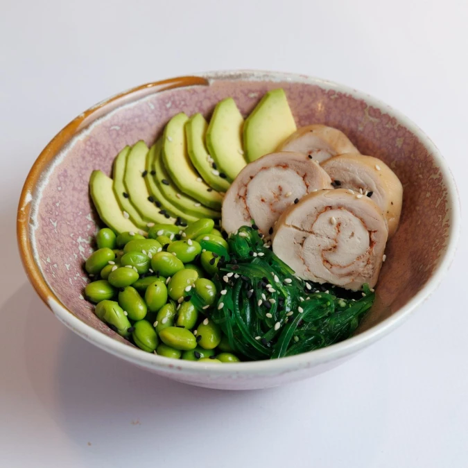 Поке боул с цыпленком 285 гр