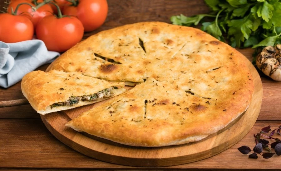 Кубдари с рубленным мясом