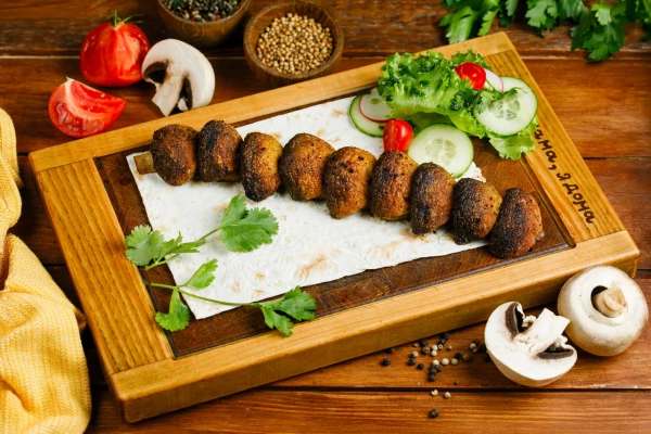 Шашлык из шампиньонов