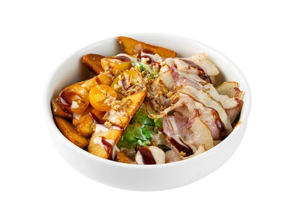 ТЕПЛЫЙ САЛАТ С БЕКОНОМ