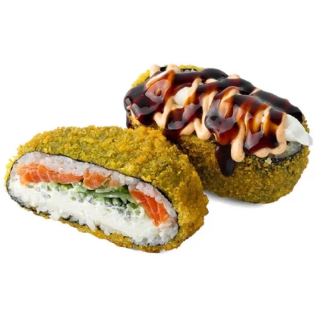 СУШИ БУРГЕР С ЛОСОСЕМ 