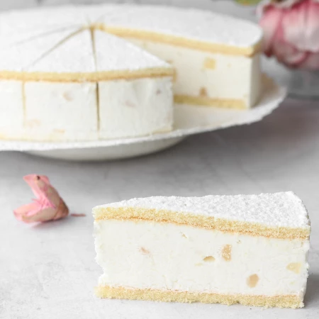 Торт рикотта с грушей