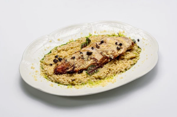 Орзо с курицей