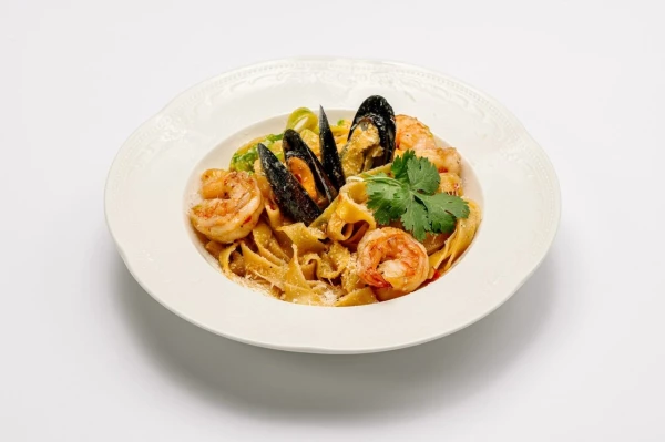 Фетучини с морепродуктами