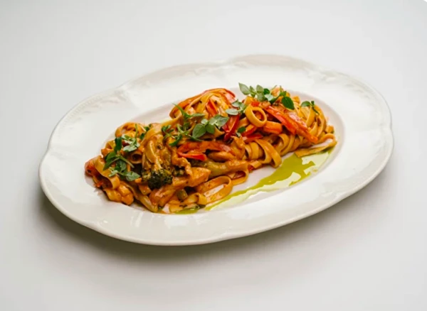 Удон с курицей