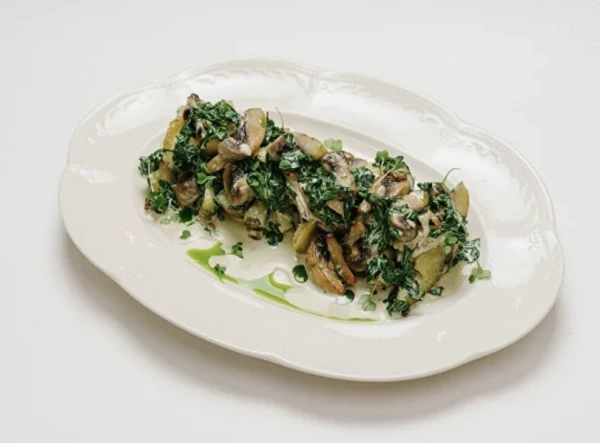 Судак с картофелем