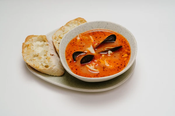 Суп с морепродуктами