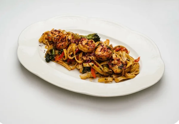 Удон с креветкой