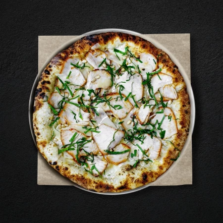 Сливочная индейка с пармезаном пицца