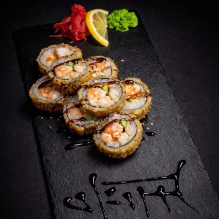 Ролл темпура креветка