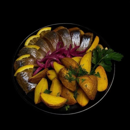 Селедочка с картофелем