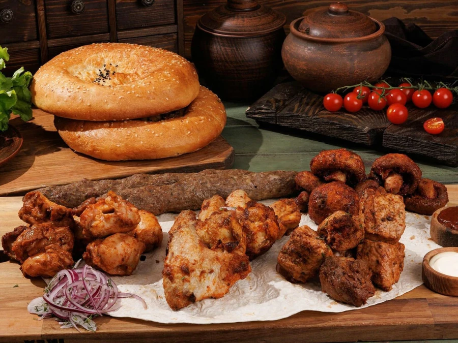 Комбо на двоих с шашлыком