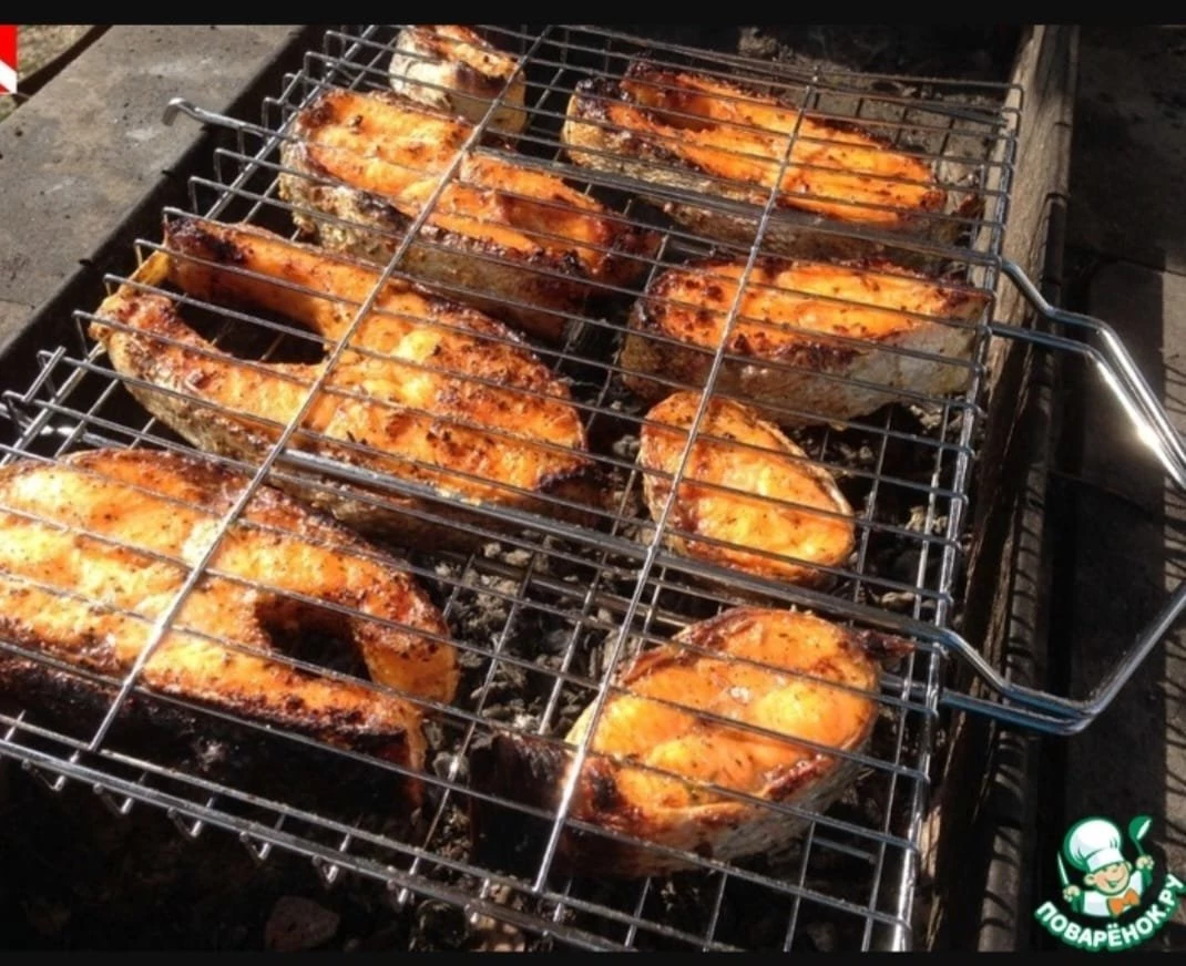 Лосось Мурманский На Гриле