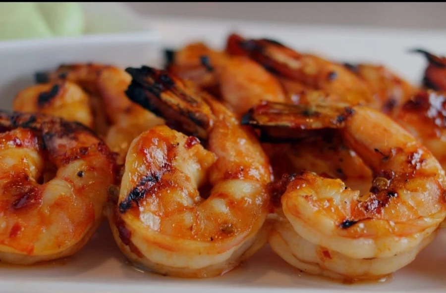 Тигровые Креветки На Гриле