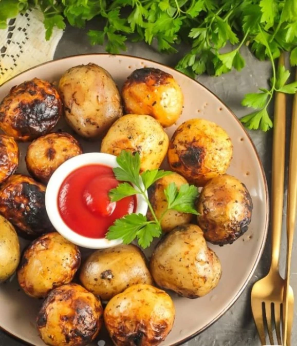 Картофель Бейби Со Шкварками