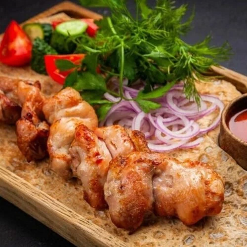 Шашлык из куриных филе