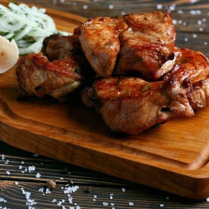 Шашлык из шейки свинины