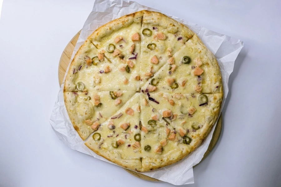 Пицца с сёмгой 