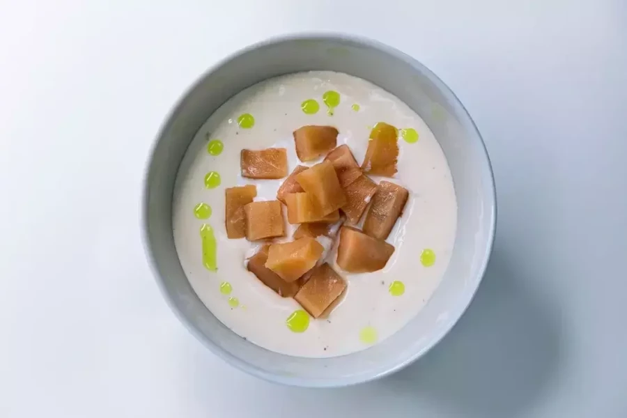 Сырный суп с семгой 