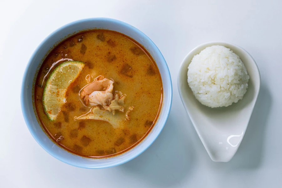 Том Ям с креветками