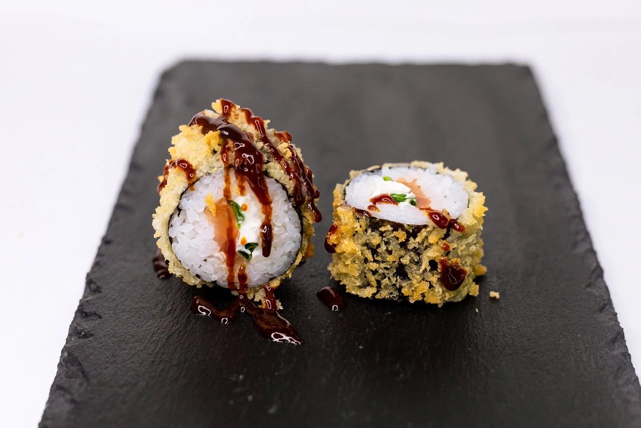 Лосось барбекю 