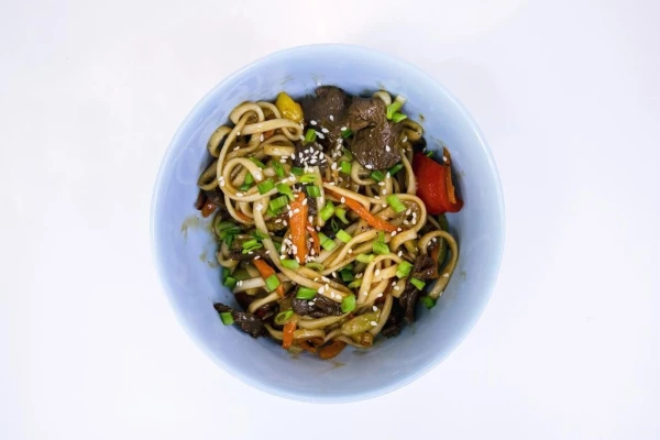 Удон с говядиной 