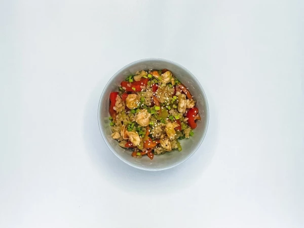 Тяхан с курицей