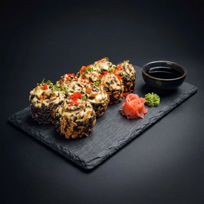 Курица под грибами