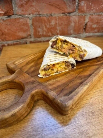 Шаурма с рваной свининой