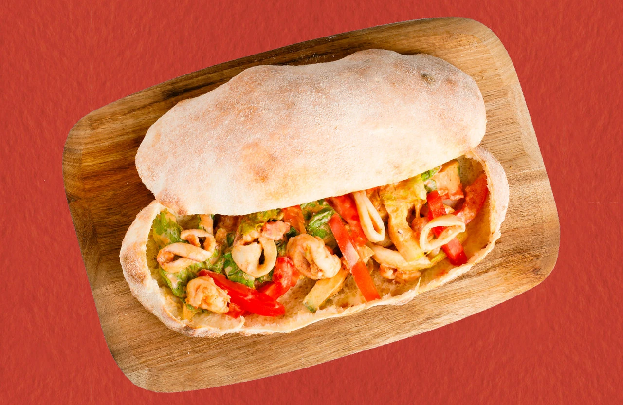 Панини - Маринара - морепродукты