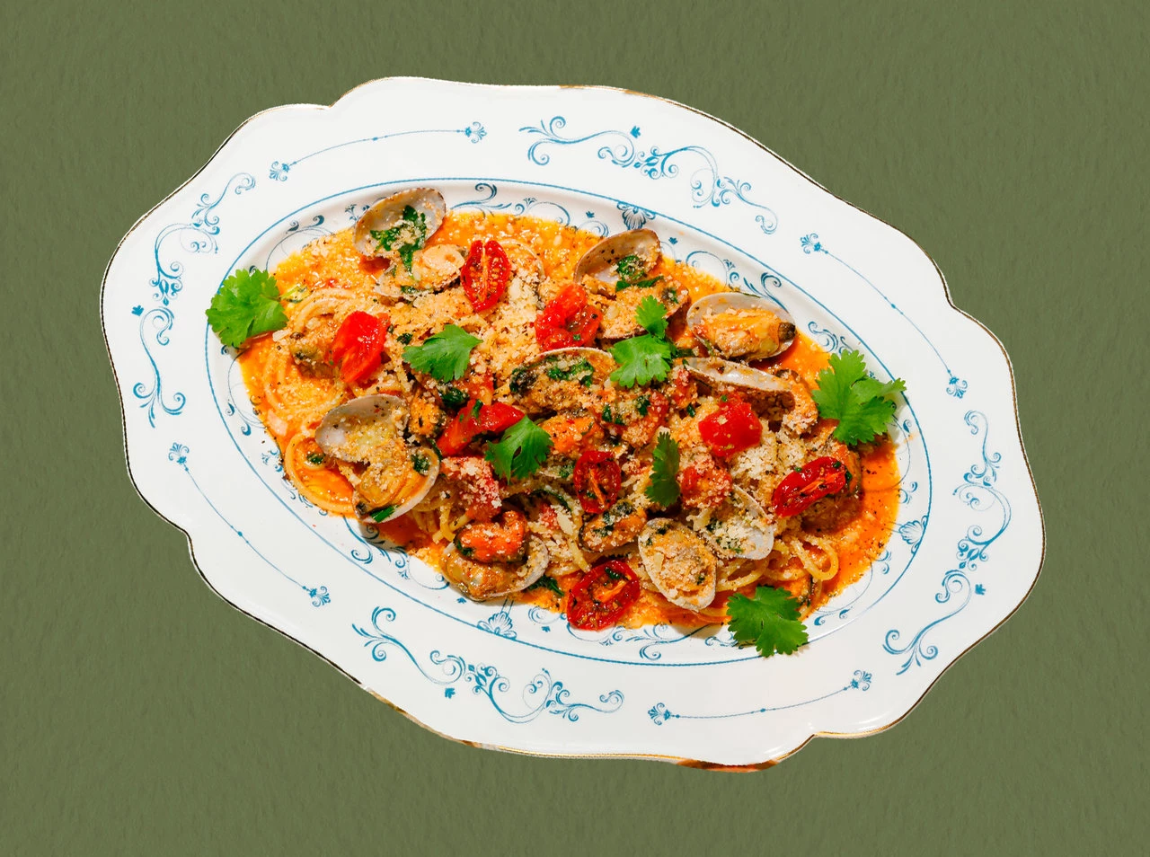 Спагетти Alla Vongole (морепродукты) 