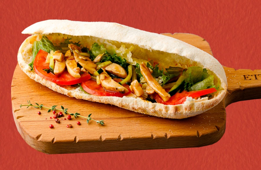 Панини-Цыпленок-Терияки