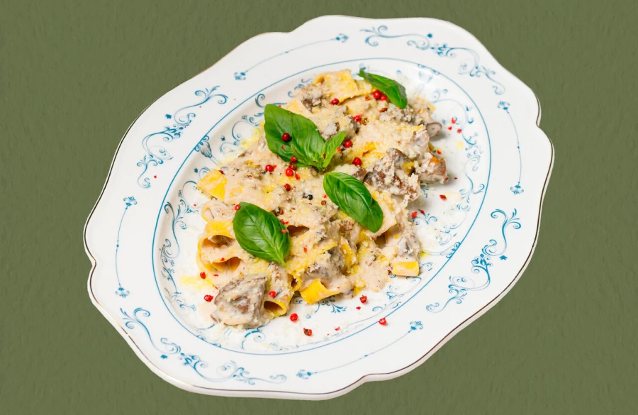 Паппарделле с телятиной и трюфельным соусом