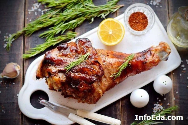 Голень индейки в апельсинах (400 гр.)