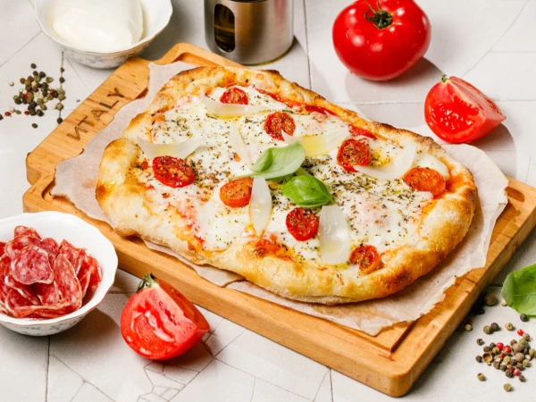 Римская Маргарита с черри и жемчужным луком