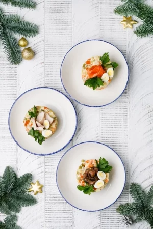 Оливье с языком (500 гр.)