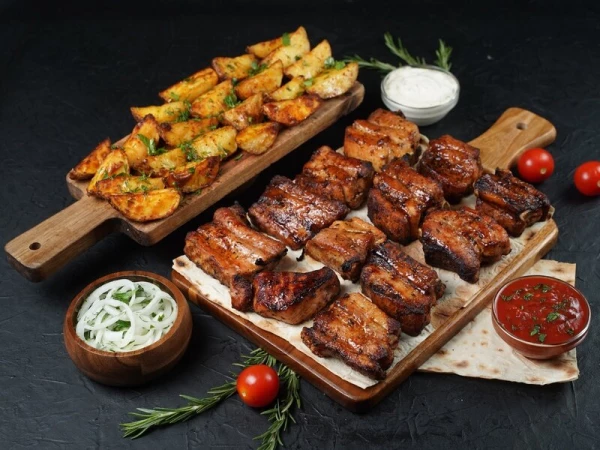 Комбо из свиных рёбрышек (на 3 персоны)