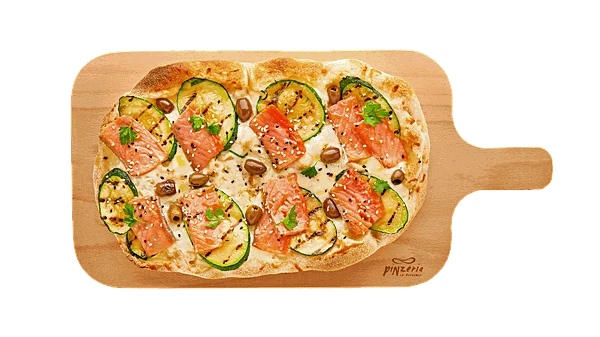 Лосось и цукини 